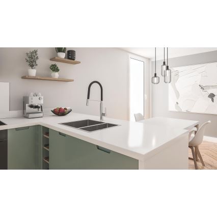 GROHE 31577SD1 - Keittiöallas K700U 595 × 450 mm ruostumaton teräs