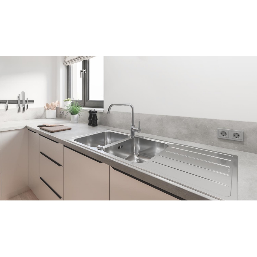 GROHE 31588SD1 - Keittiöallas K500 1160 × 500 mm, ruostumaton teräs