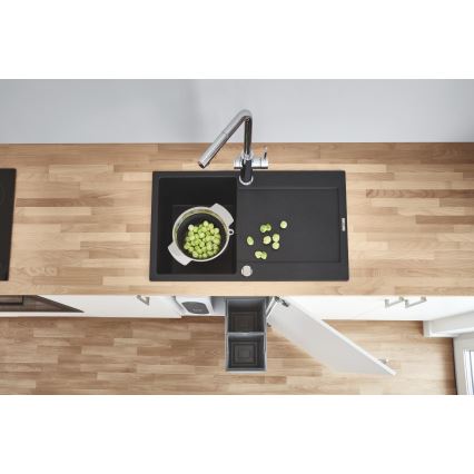 GROHE 31644AP0 - Keittiöallas K500 860 × 500 mm graniitti/musta