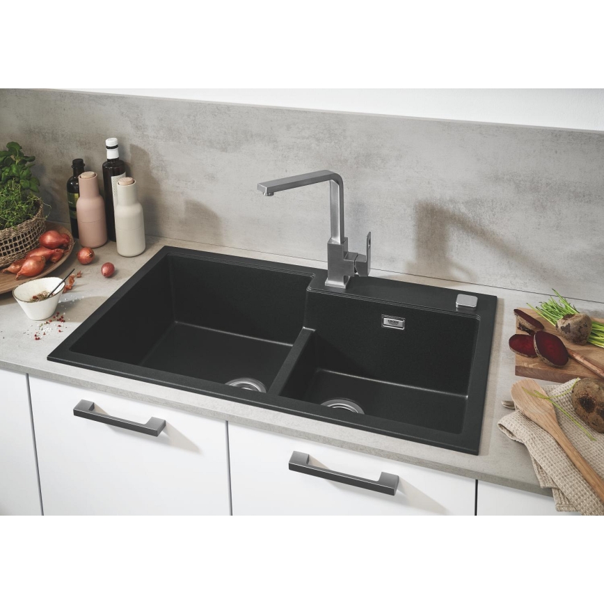 GROHE 31649AP0 - Komposiittiallas K500 860 × 500 mm musta