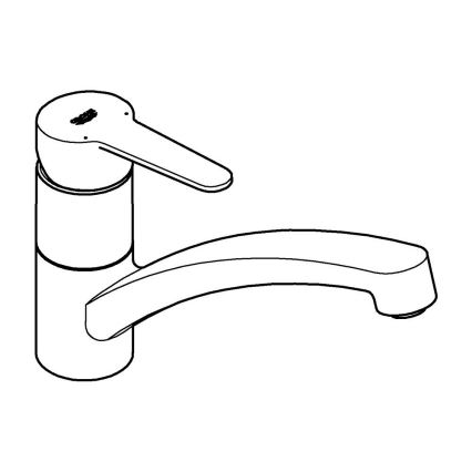 GROHE 31680000 - Keittiöhana BAUECO, kiiltävä kromi