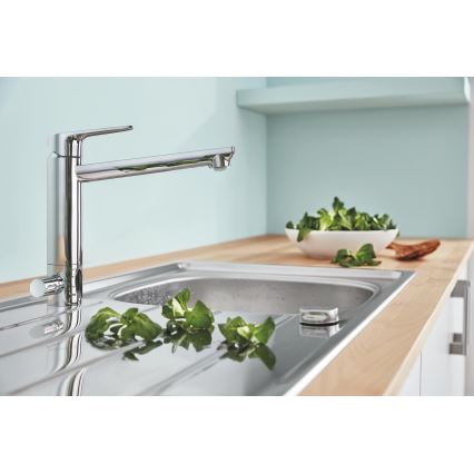 GROHE 31696000 - BAUEDGE-keittiöhana, kiiltävä kromi