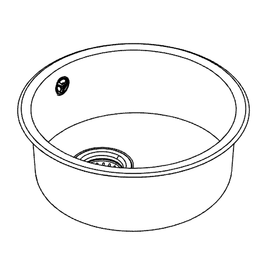 GROHE 31720SD0 - Keittiöallas K200 440 x 440 x 180 ruostumaton teräs