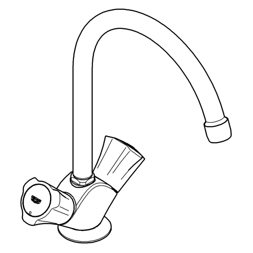 GROHE 31831001 - keittiöhana COSTA L, kiiltävä kromi