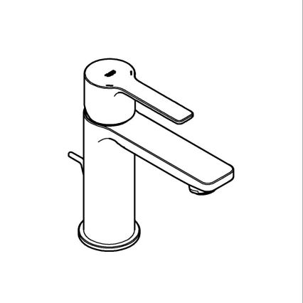 GROHE 32109GL1 - LINEARE pesuallashana, kultainen