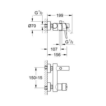 GROHE 32211001 - CONCETTO-ammehana DN 15, kiiltävä kromi