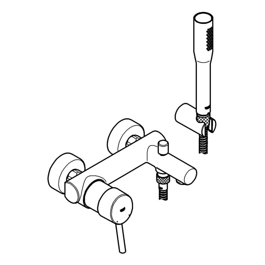 GROHE 32212001 - CONCETTO ammehanasarja, kiiltävä kromi