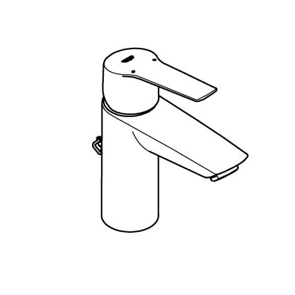 GROHE 32277002 - Pesuallashana START, koko S, kiiltävä kromi