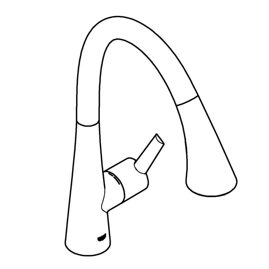 GROHE 32294DC2 - ZEDRA keittiöhana, ruostumaton teräs