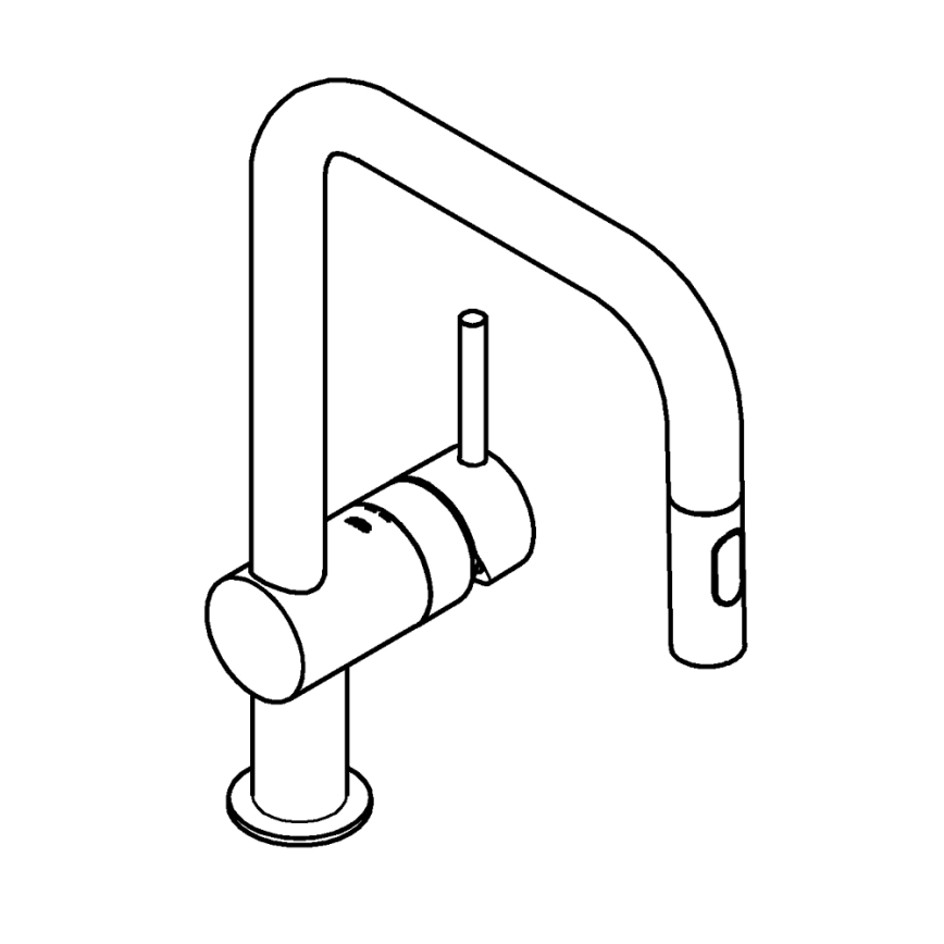 GROHE 32322002 - Keittiöhana A, kiiltävä kromi
