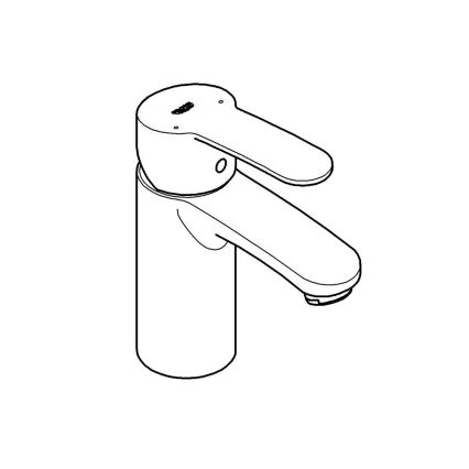 GROHE 3246820E - Pesuallashana EUROSTYLE COSMOPOLITAN, koko S, kromattu