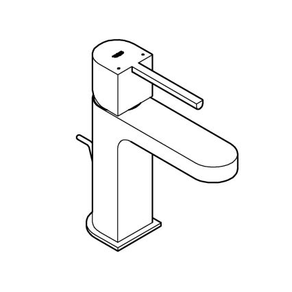 GROHE 32612003 - PLUS pesuallashana, koko S, kiiltävä kromi