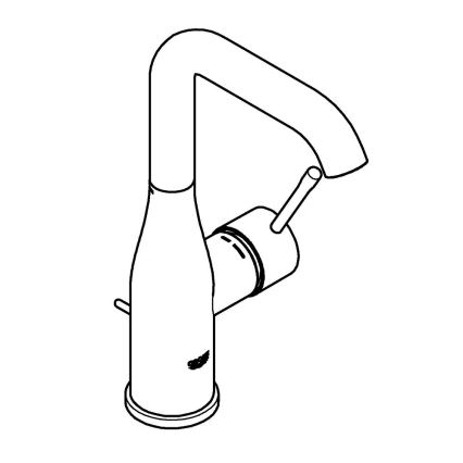 GROHE 32628DL1 - ESSENCE-pesuallashana, koko L, pronssi