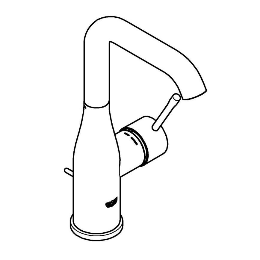 GROHE 32628DL1 - ESSENCE-pesuallashana, koko L, pronssi