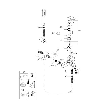 GROHE 32832000 - Ammehana EUROSMART COSMOPOLITAN