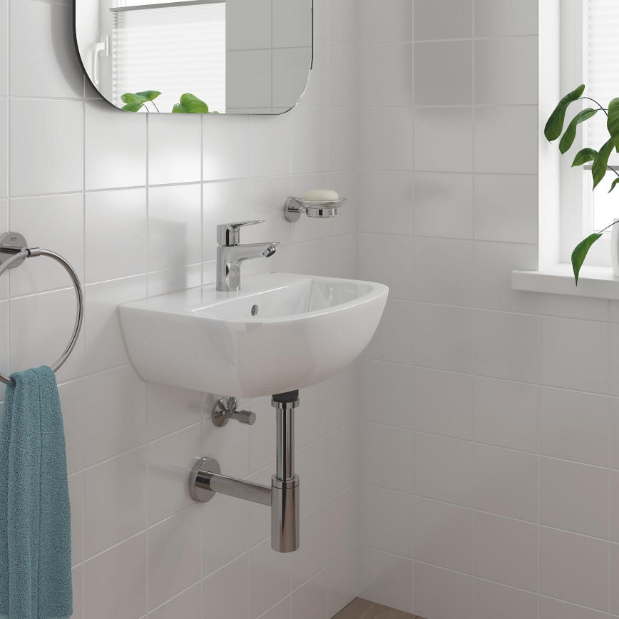 GROHE 32861001 - BAUEDGE 131 mm pöytäkiinnitteinen hana, kiiltävä kromi