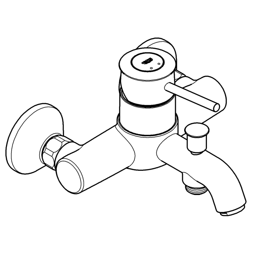 GROHE 32865000 - BAUCLASSIC ammehana DN 15 kiiltävä kromi