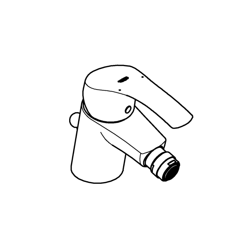 GROHE 32929002 - EUROSMART-bidet-sekoitin, koko S, kiiltävä kromi