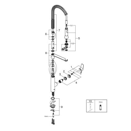 GROHE 32950000 - K7-keittiöhana, kiiltävä kromi