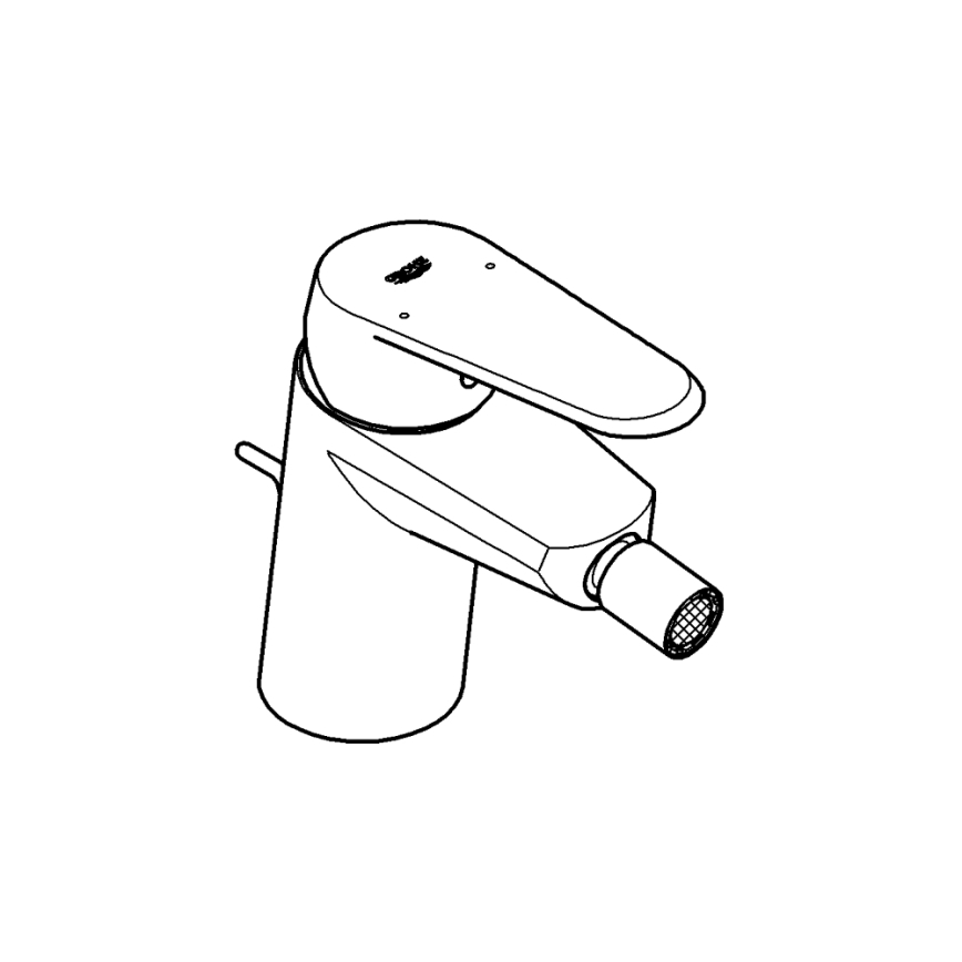 GROHE 33244002 - Bidehana EURODISC COSMOPOLITAN DN 15 kiiltävä kromi