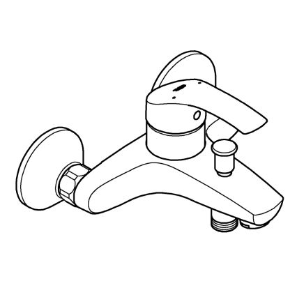 GROHE 33300002 - Ammehana EUROSMART DN 15 kiiltävä kromi