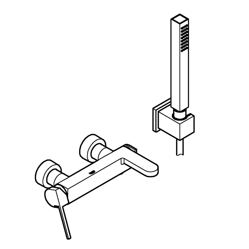 GROHE 33547003 - Ammehana PLUS, kiiltävä kromi