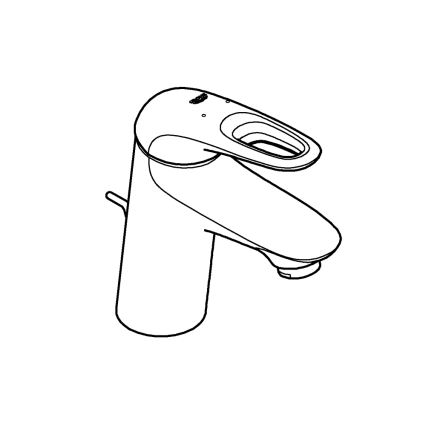 GROHE 33558LS3 - Pesuallashana EUROSTYLE koko S valkoinen