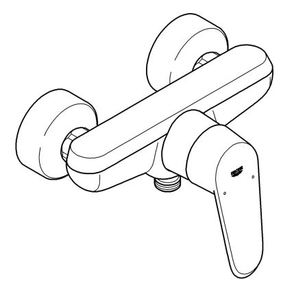 GROHE 33569002 - EURODISC COSMOPOLITAN suihkuhana DN 15 kiiltävä kromi
