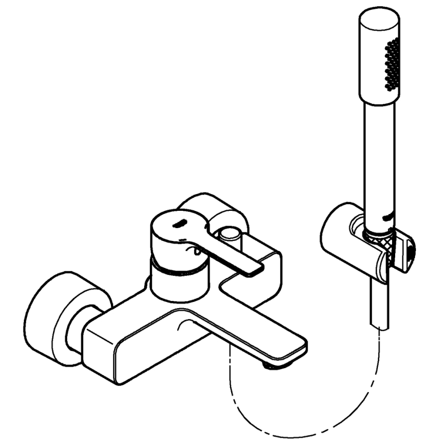 GROHE 33850001 - LINEARE ammehana DN 15 kiiltävä kromi