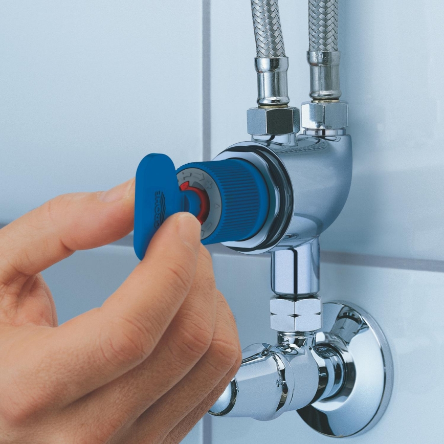 GROHE 34487000 - Termostaattinen suoja polttumiselta GROHTHERM MICRO kromi