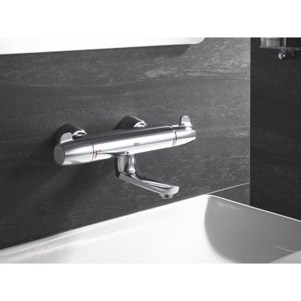 GROHE 34666000 - Termostaattinen lääketieteellinen hana DN 15, kiiltävä kromi