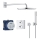 GROHE 34730000 - Suihkusetti GROHTHERM RAINSHOWER COSMOPOLITAN 310 422 mm kromi