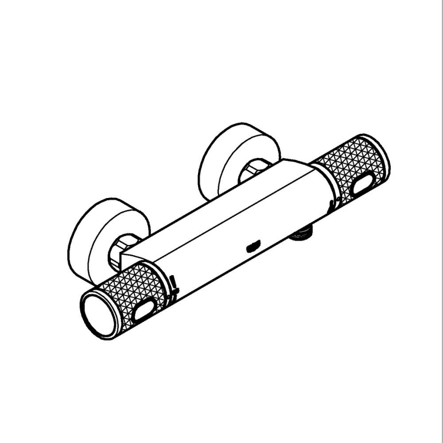 GROHE 34790000 - Termostaattinen suihkusekoitin PRECISION FEEL DN 15 kromi