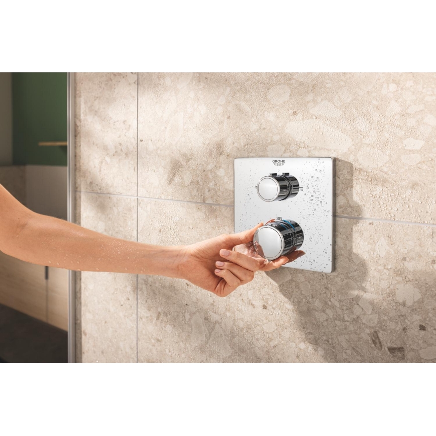 GROHE 34881000 - Piilotettu suihkujärjestelmä PRECISION 310 × 310 mm kiiltävä kromi