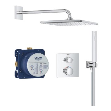 GROHE 34881000 - Uppoasennettava suihkujärjestelmä PRECISION 310 × 310 mm kiiltävä kromi