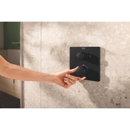 GROHE 348822430 - PRECISION suihkusarja 250 × 250 mm musta