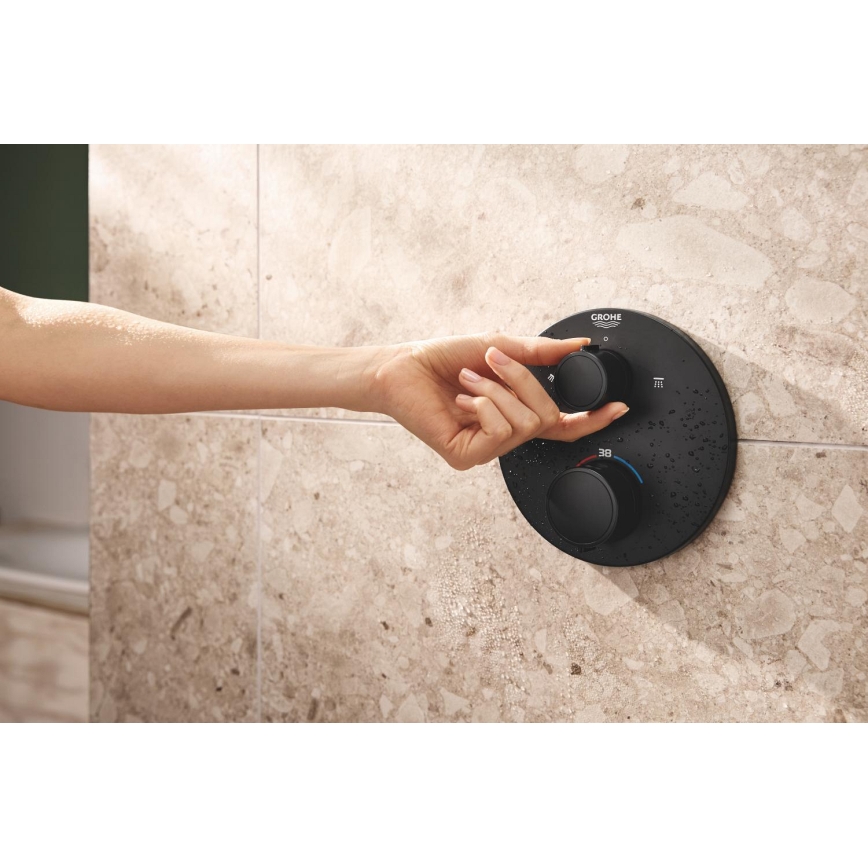 GROHE 348832430 - Suihkusetti VITALIO START 250 mm musta