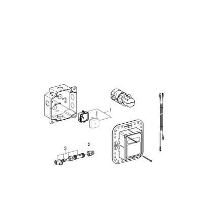 GROHE 36264001 - Piilotettu asennussarja ESSENSE E kiiltävä kromi