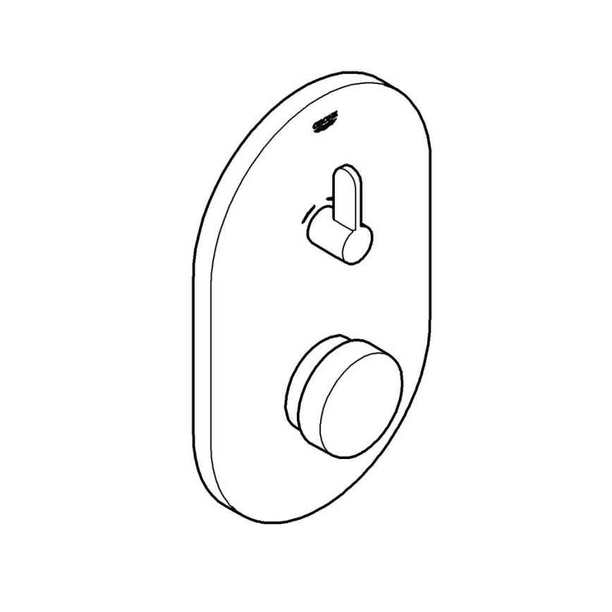 GROHE 36321000 - Automaattisesti sulkeutuva suihkuhana EUROSMART COSMOPOLITAN T kromi