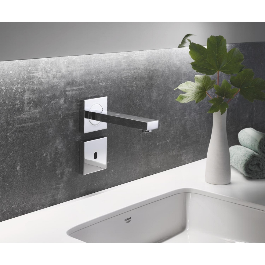 GROHE 36442000 - EUROCUBE E infrapuna-elektroninen hana, kiiltävä kromi