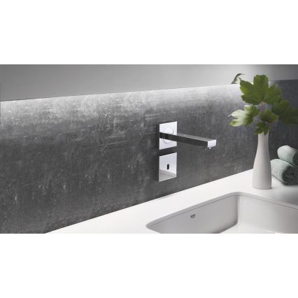 GROHE 36442000 - EUROCUBE E infrapuna-elektroninen hana, kiiltävä kromi