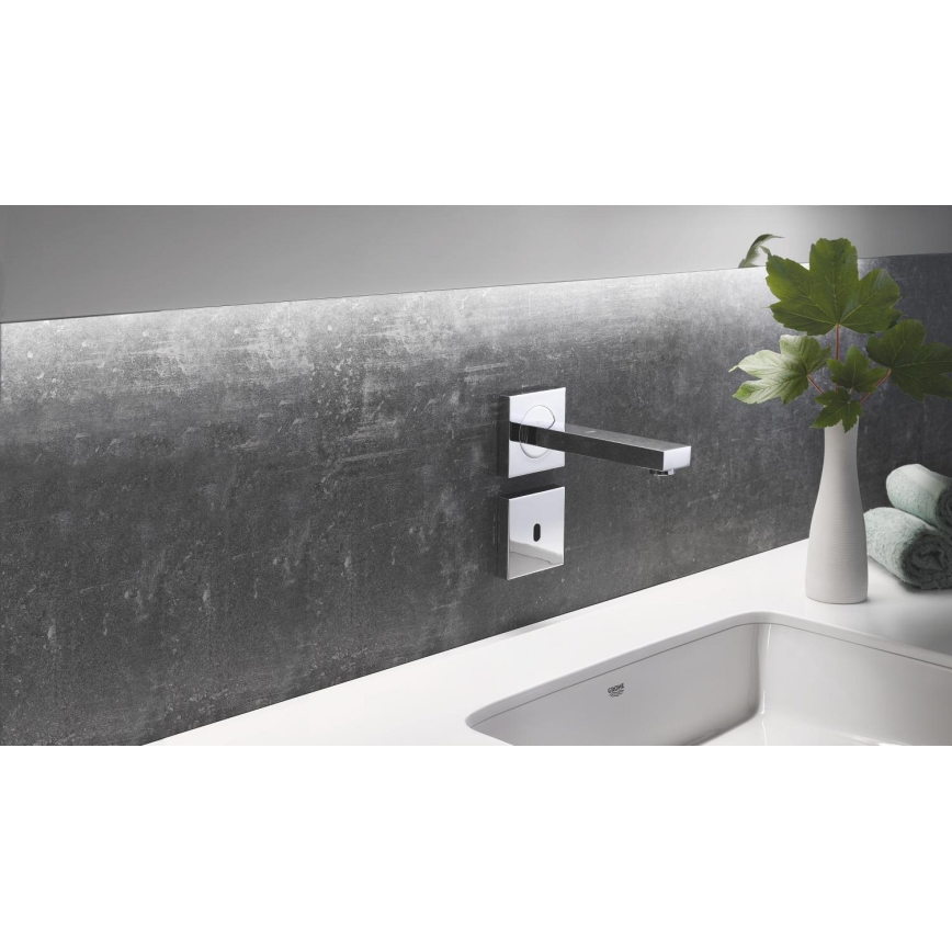 GROHE 36442000 - EUROCUBE E infrapuna-elektroninen hana, kiiltävä kromi