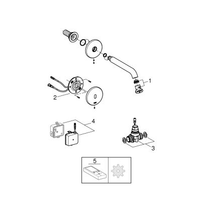 GROHE 36447000 - ESSENCE E infrapunaohjattu elektroninen hana 182 mm kiiltävä kromi
