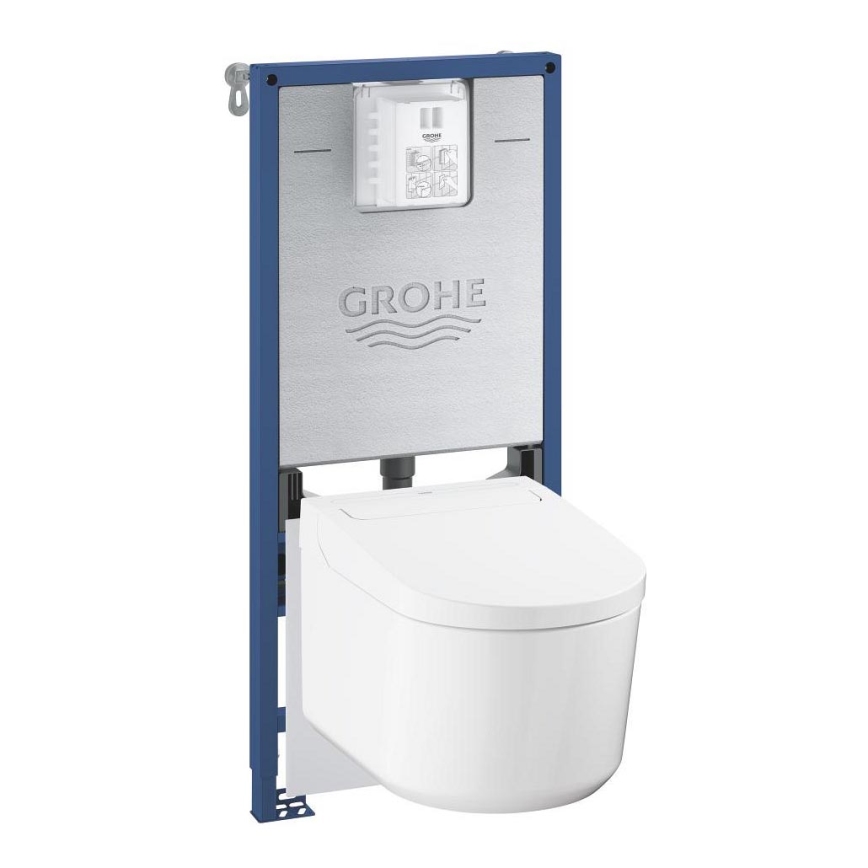 GROHE 36509SH0 - 4-in-1-setti RAPID SLX 1,13 m ruostumaton teräs