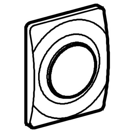 GROHE 37018SH0 - SURF-ohjauspainike 116 × 144 mm valkoinen