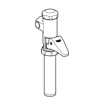 GROHE 37139000 - Automaattinen huuhtelulaite DAL 34” kiiltävä kromi