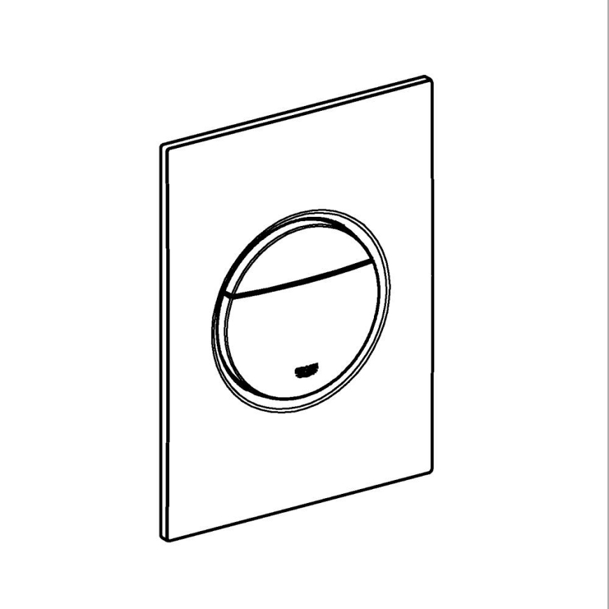 GROHE 37601AL0 - Huuhtelupainike NOVA COSMOPOLITAN S 130 × 172 mm grafiitti