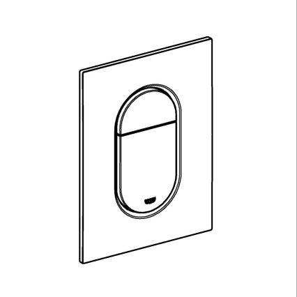 GROHE 37624GN0 - Ohjauspainike ARENA COSMOPOLITAN S 130 × 172 mm kultainen