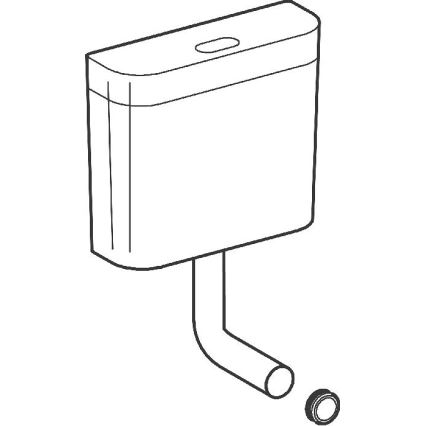 GROHE 37791SH0 - PS-huuhtelusäiliö, valkoinen