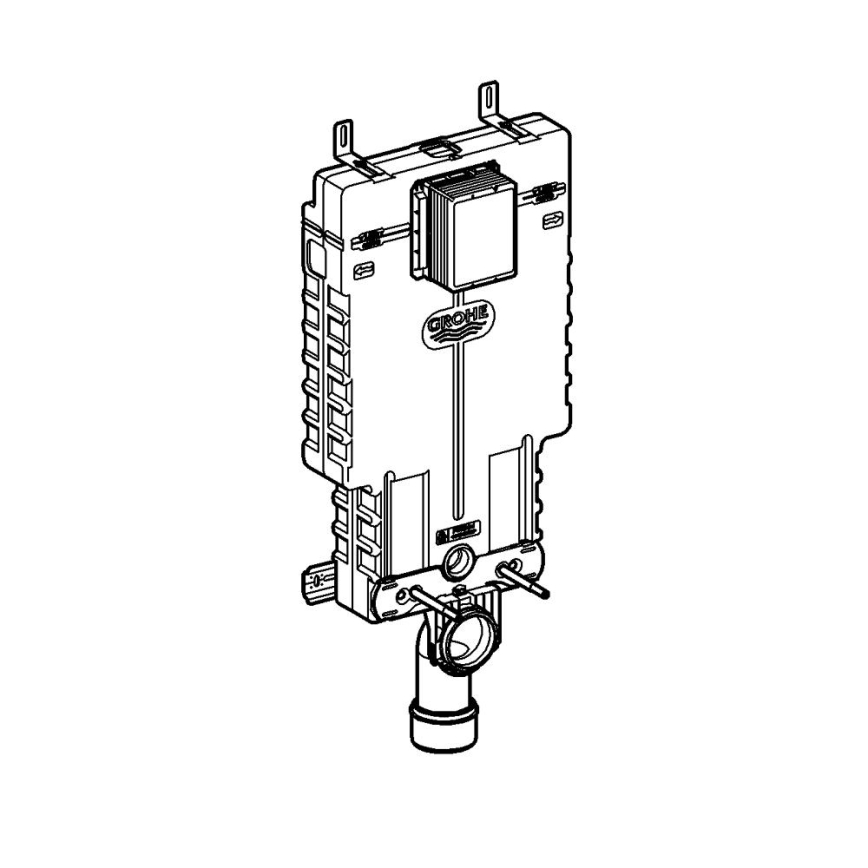 GROHE 38643001 - WC-moduuli UNISET 830 × 480 × 130 mm valkoinen